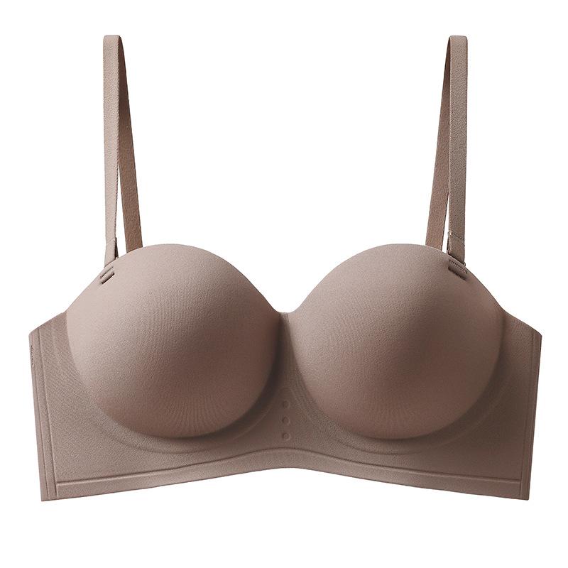 Push-Up Seamless Camisole Bra: Enhancing Padded Wireless Support for Small Busts