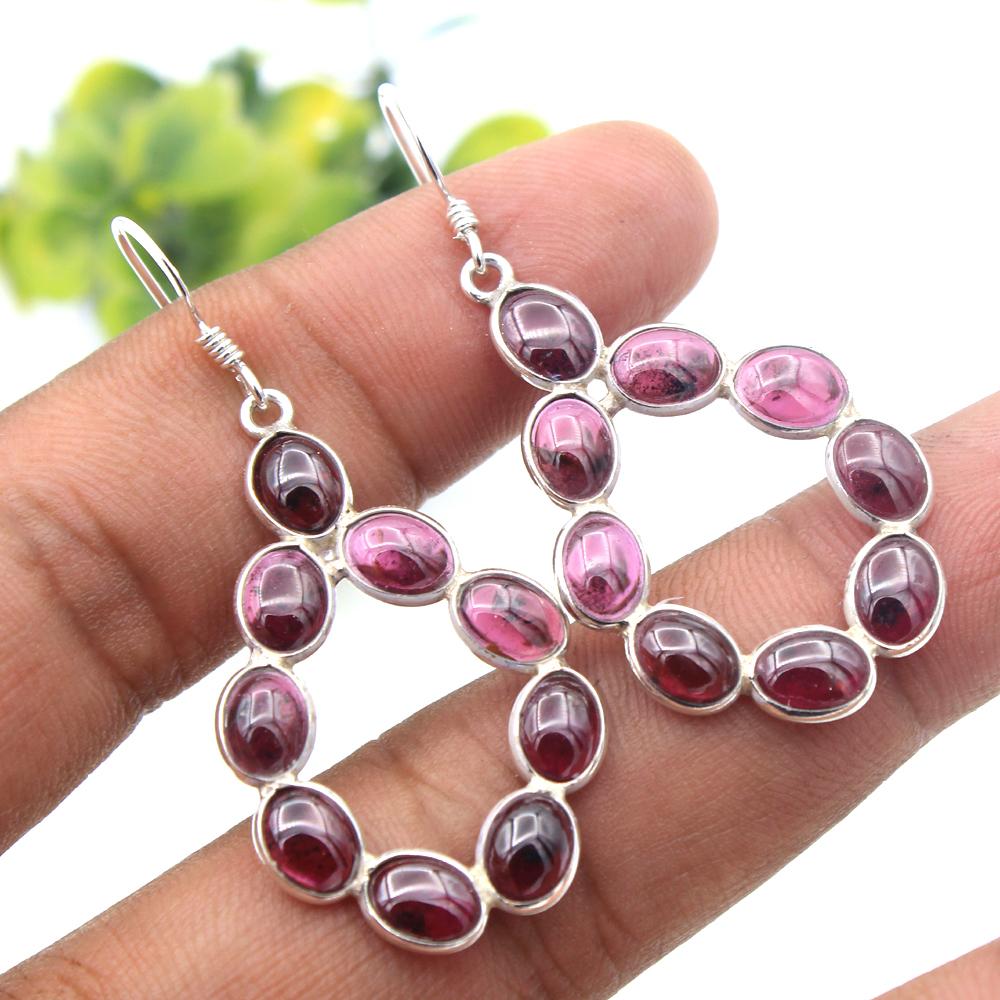 Серебряная серьга с лунным камнем, Подарки для нее, Украшения ручной работы из стерлингового серебра 925 пробы, Серебряная серьга