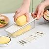 Многофункциональная Овощерезка Кухонная Слайсер Терка Для Нарезки Соломкой Очистка Картофель Огурец Морковь Маленький Размер Пластик