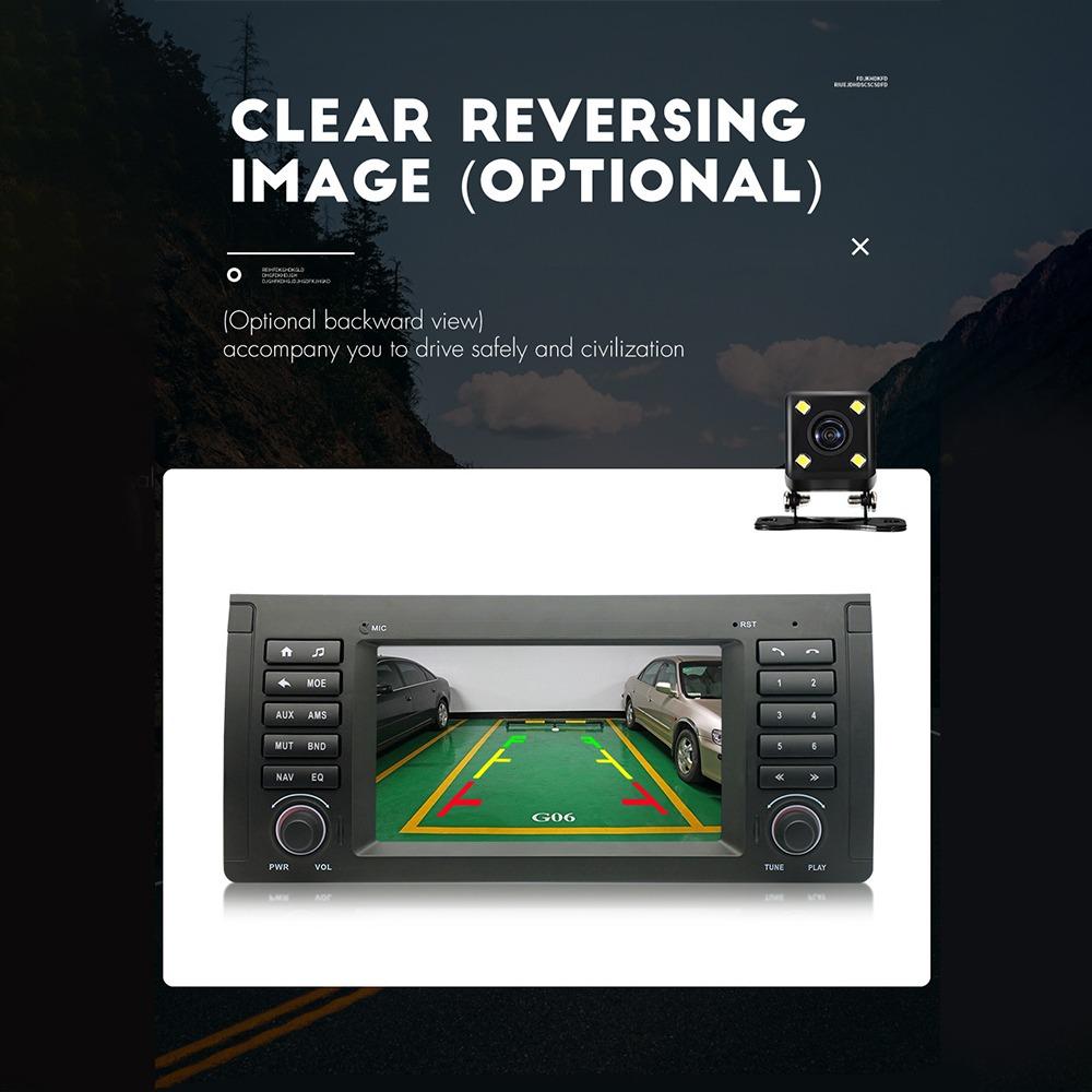 Автомобильное радио с Carplay Android Auto для BMW E39 1996-2003 IPS сенсорный экран GPS навигация интеллектуальные системы AHD