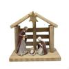 Christmas Nativity Scene Statue Manger Decoration Collection Tabletop Ornament