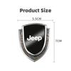 RKM3 3D Metal Car Side Fender Trunk body Emblem Badge sticker For Jeep Grand Cherokee Wrangler JK Gladiator Compass Renegade Patriot