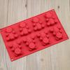 Форма для медведя, легко извлекаемая антипригарная термостойкая силиконовая форма «сделай сам», 6 сеток, мусс, французская форма для мороженого, желе, пудинга, кухонные принадлежности