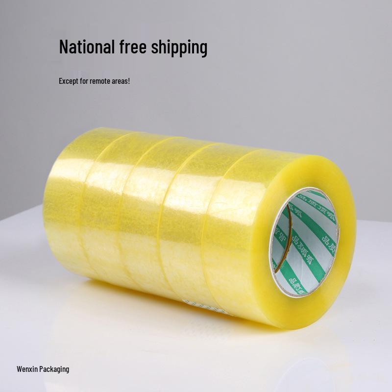 Прозрачная упаковочная лента, ширина 4 см x толщина 2,8 см, большой рулон для экспресс-упаковки