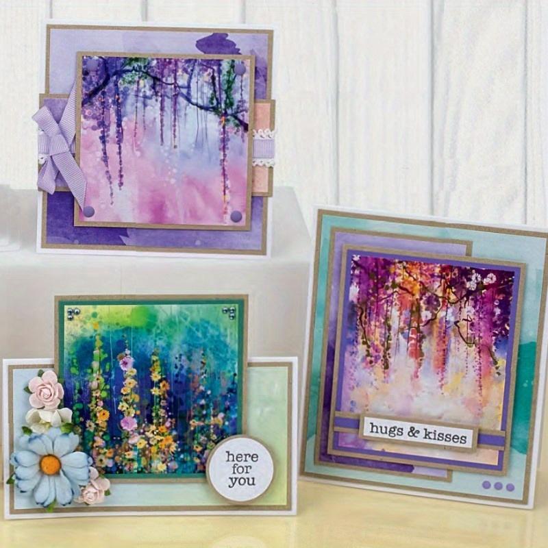 14 Листов Акварельная Бумага для Творчества, Наборы Бумаги, Вырубки, Художественный Фон, Оригами, Скрапбукинг, Изготовление Открыток.