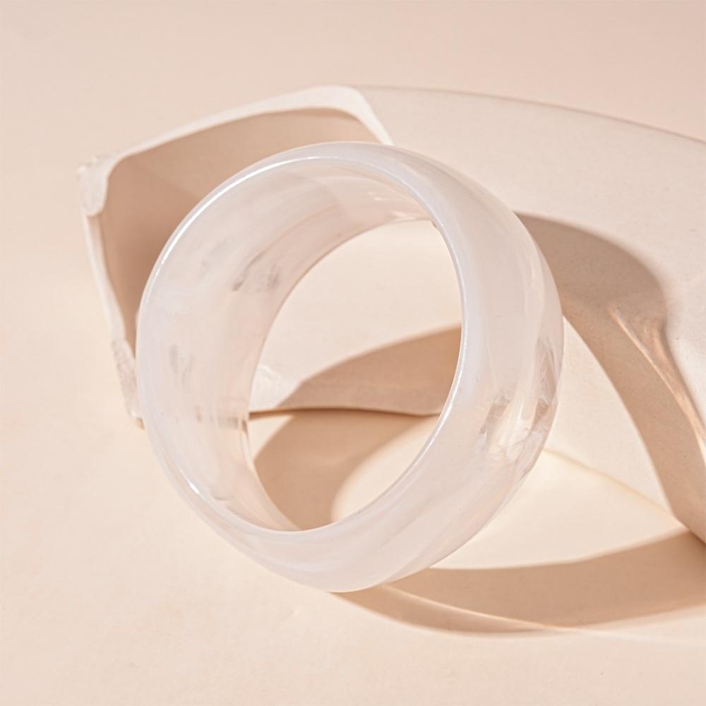 Exaggerated Wide Chunky Bangles Irregular Hand Ring Geometric Bracelets  Women