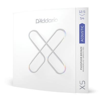 Струны для акустической гитары XS Coated Strings Phosphor Bronze XSAPB12554 D'Addario Light+ .0125-.054 []