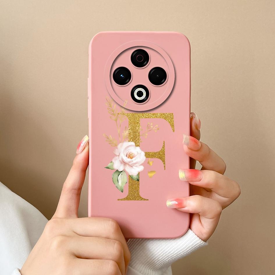 Чехол для Tecno Spark GO 1 2025 Sprak 30 20 Pro 30C Pop 9 Camon 30S Pro 4G 5G популярные цветы AZ буквы мягкий силиконовый противоскользящий чехол для телефона Tecno