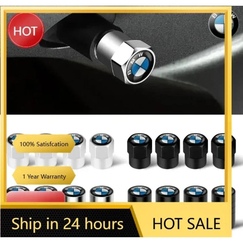 BGLX7 Car Sticker New For BMW 4p Automobile hub tire valve cap BMW M logo cover M3 M5 F10 F30 F20 E30 E34 E36 E39 E46 E91 x1 x2 x3 x5