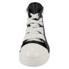 Spot On Womens/Ladies Baseball Style Lace Up Ankle Wellington Boots