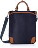 Рюкзак-сумка Lugano Liz Business, вмещает B4, водоотталкивающий, 3 способа ношения, мужской, темно-синий