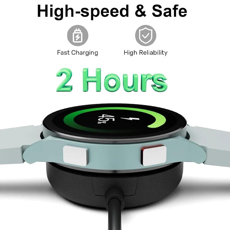 Магнитное зарядное устройство для Samsung Galaxy Watch 7 Ultra FE 6 5 Pro Быстрая зарядка USB C Для Samsung Watch 4 3 2 1 Универсальное 2027