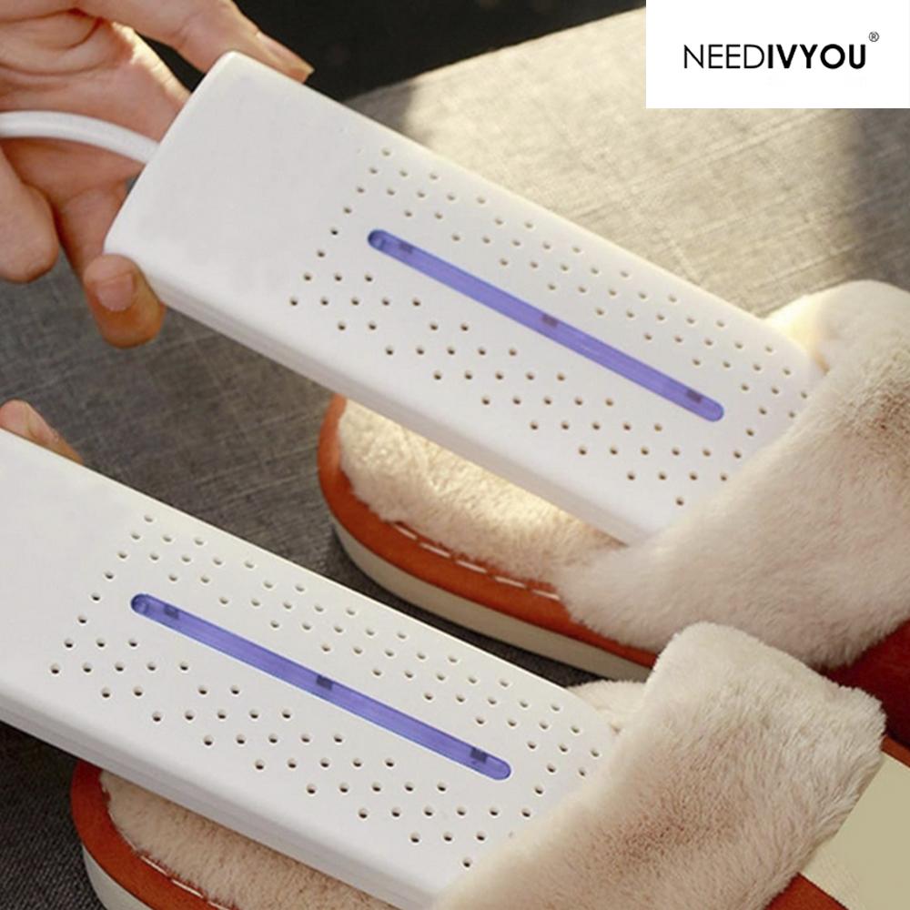 Quick-Dry Electric Shoe Dryer Warm Boots Clean Shoes UV Sanitizing & Moisture Eliminator
