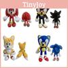Cute 30cm Sonic Tails Plush Shadow The Hedgehog Knuckles Toy Super Sonic Soft Plush For Comfortable Snuggles