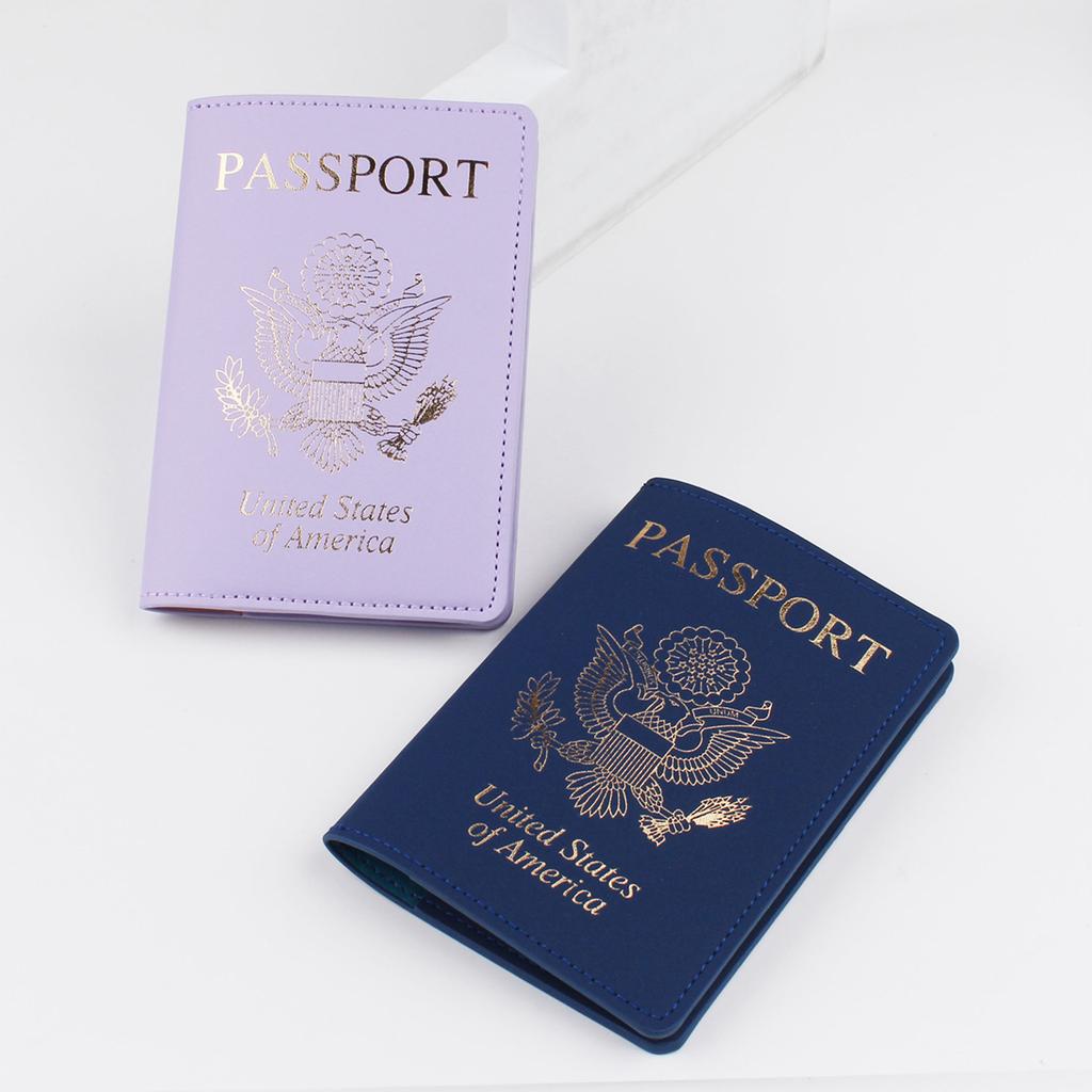 Passport Holder ID Credit Card Ticket Holder Document Organizer for Men Women Unisex Travel Passport Cover Case Portable
