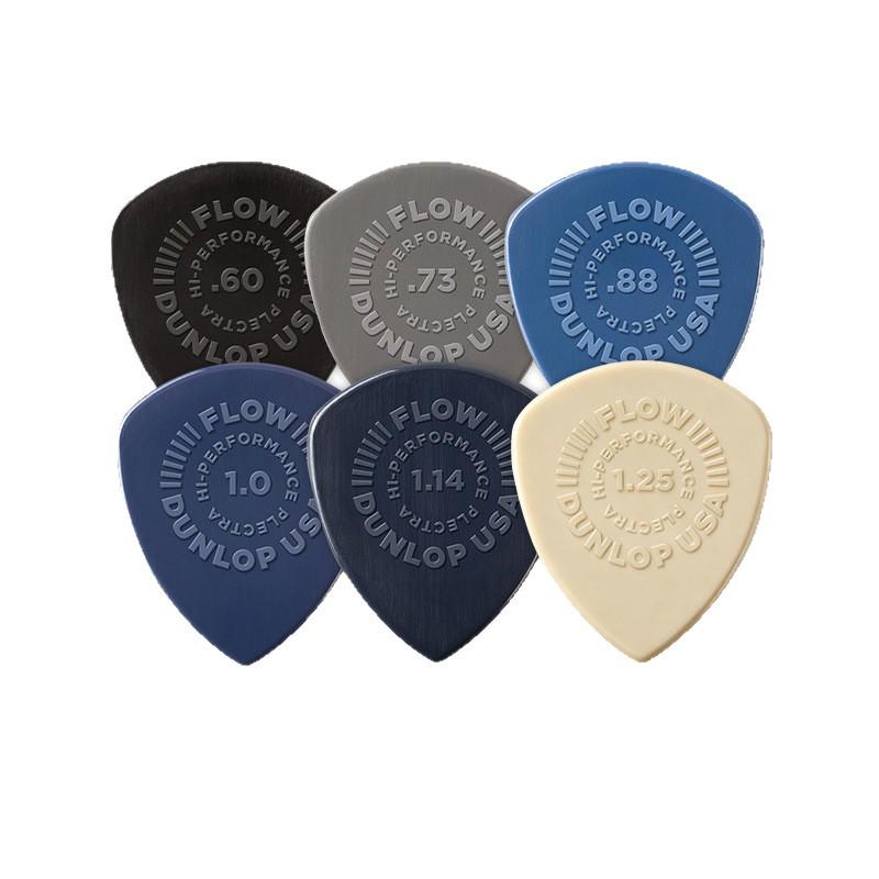 Dunlop 541R FLOW Electric Guitar Pick: Nylon Non-slip, Wear-resistant for Speed Picking & Strumming.