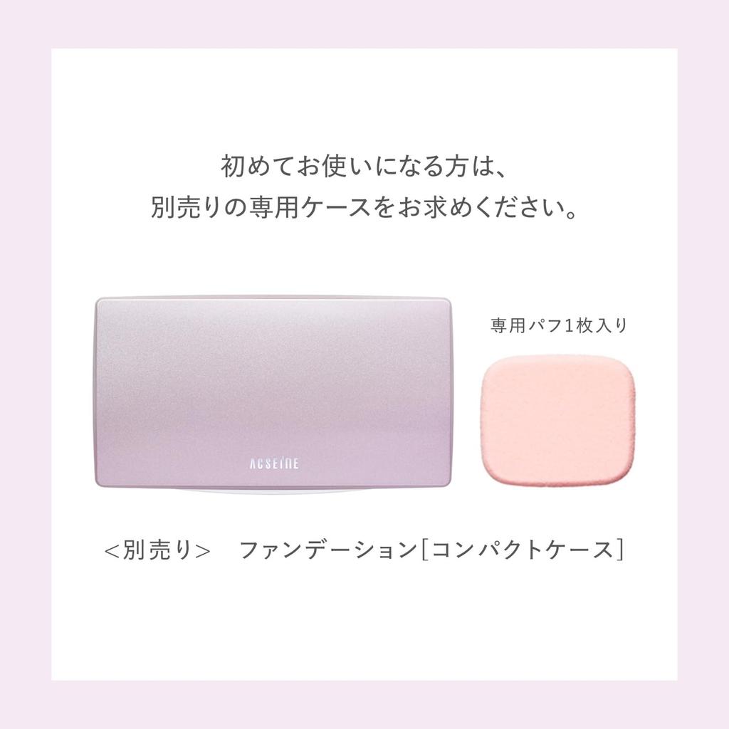 ACSEINE Silky Moisture Foundation N O10 [Refill] (Powder Foundation) (Light Ocher)