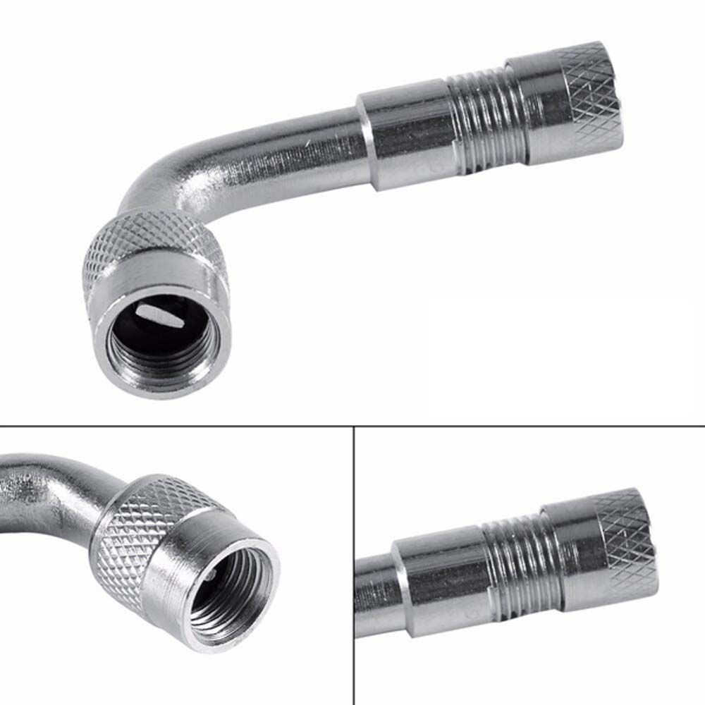 Tool Extension Tube Inflation Valve Stems Tyre Tube Valve Extension Adapter Bent Valve Adapter