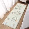 Ковер с рисунком для спальни, прямоугольный прикроватный коврик для ног, мягкие коврики, длинные ковры с узором, нескользящий напольный коврик, коврики для ванной комнаты
