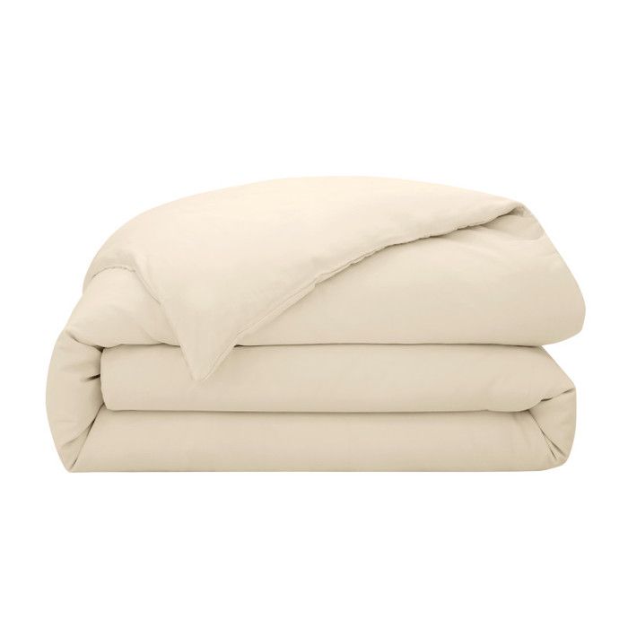 Housse de couette "Prestige" 100% Satin de coton Peigné 120 fils /cm² Coton Pur - Prestige Crème - Housse de couette 260 x 240 cm