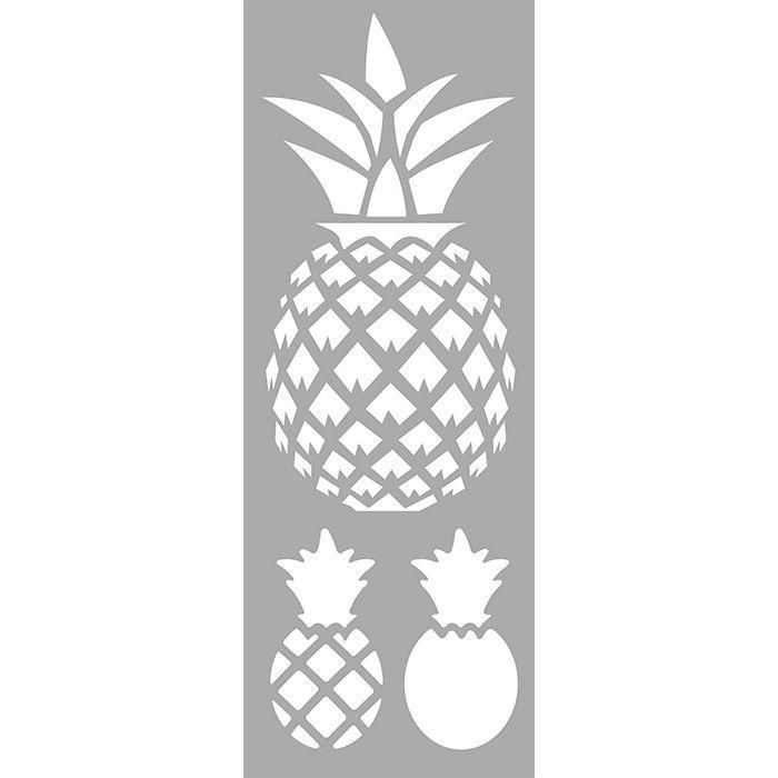 Pochoir 15 x 40 cm Ananas