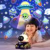 Creative Bluetooth Starry Sky Projection Light Robot With Music Function For Kids