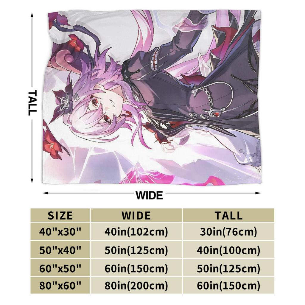 Супер Теплое ОдеялоДетское Взрослое Кемпинг Honkai Star Rail Плед Фланелевое Покрывало Для Улицы Новинка Покрывало для Дивана-Кровати