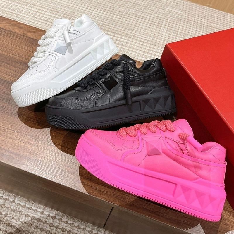 Little White Shoes Men's Thick-soled Heightening Shoes Autumn Breathable White Board Shoes New Men's Shoes Muffin Sole Casual Shoes Tide