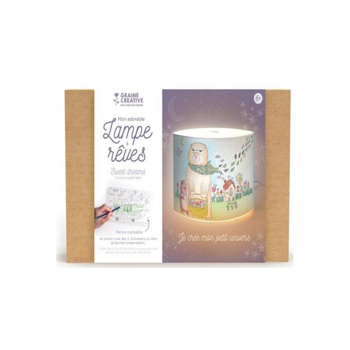 Lampe a reves - GRAINE CREATIVE - Pack petites fournitures - Beige