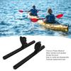Kayak Foot Pegs Adjustable Locking Wearable Canoe Foot Brace Pedals for Boat 1 Pair