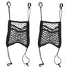 Healifty 2 Pcs Net Bag Back Seat Pet Holder Accessories Car Seat Storage Bag