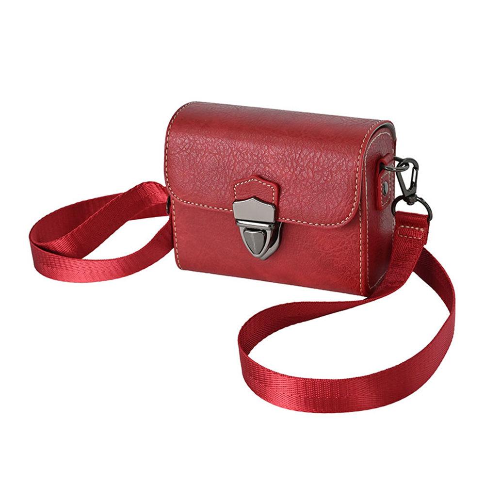 Универсальная сумка-чехол для камеры из ПУ кожи для Canon SX740 SX730 G7X2 G7X3 G9X M100 M200 Sony ZV1 ZV1F ZV1M2 HX90 Ricoh GR GR2 GR3