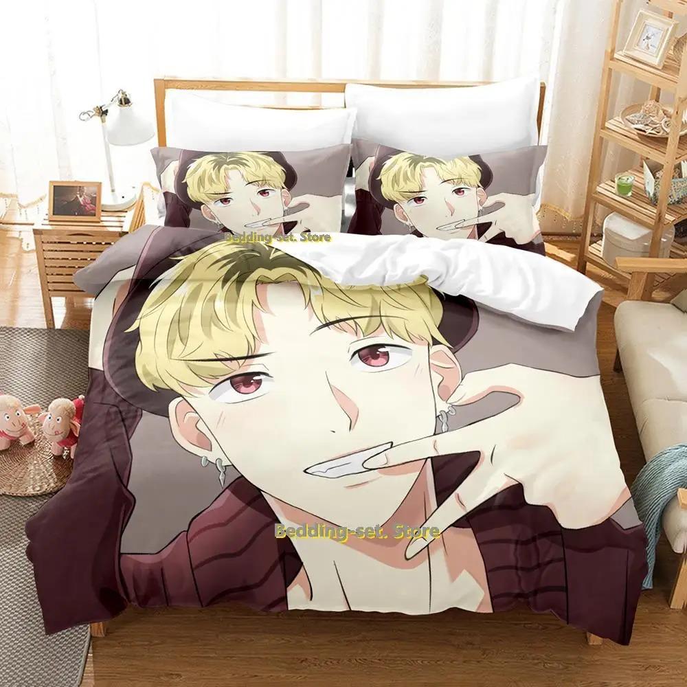 Новый комплект постельного белья Bj Alex, односпальная кровать, двуспальная кровать размера «king-size», комплект постельного белья для взрослых и детей, комплект простыней с 3D-принтом в стиле аниме