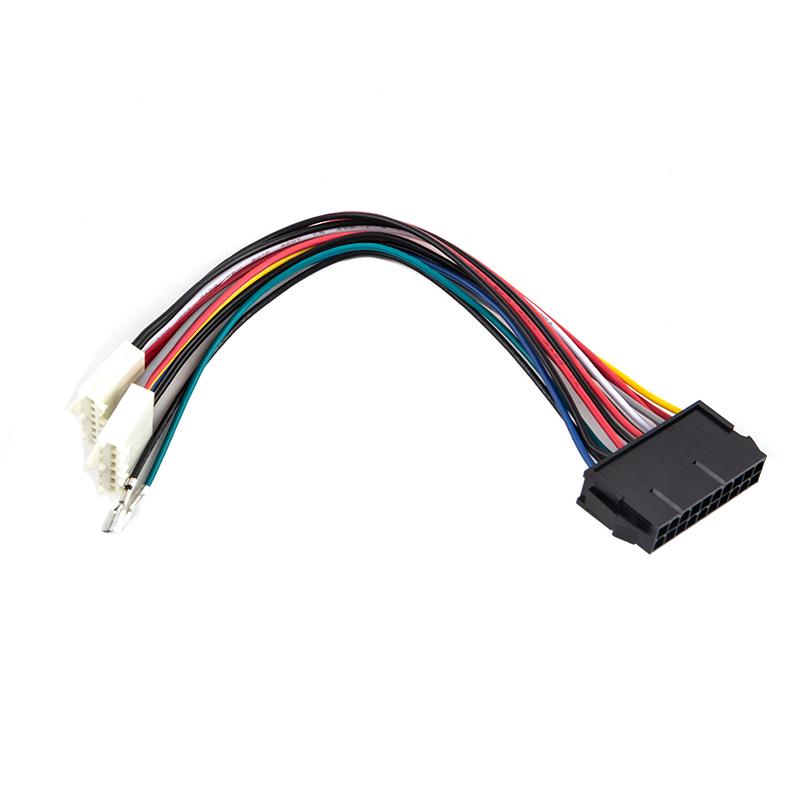 20Pin Atx To 2Port 6Pin At Converter Power Cable Cord For 286 386 486 Computer