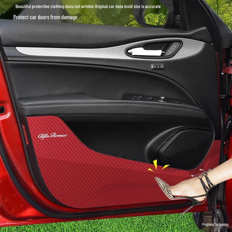 Накладка на порог двери Alfa Romeo Stelvio/Giulia - Улучшение защиты интерьера