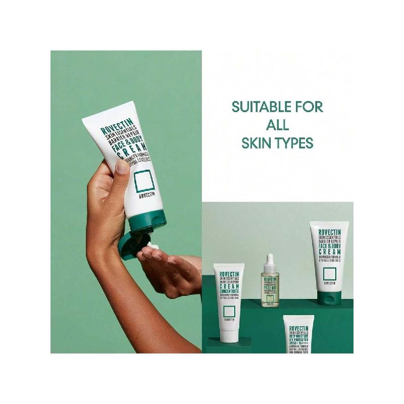 Rovectin Barrier Repair Moisturizing Cream 180ml-Intense Panthenol Cream For Face And Body | Ceramide Lotion Moisturizer | Anti-Aging With