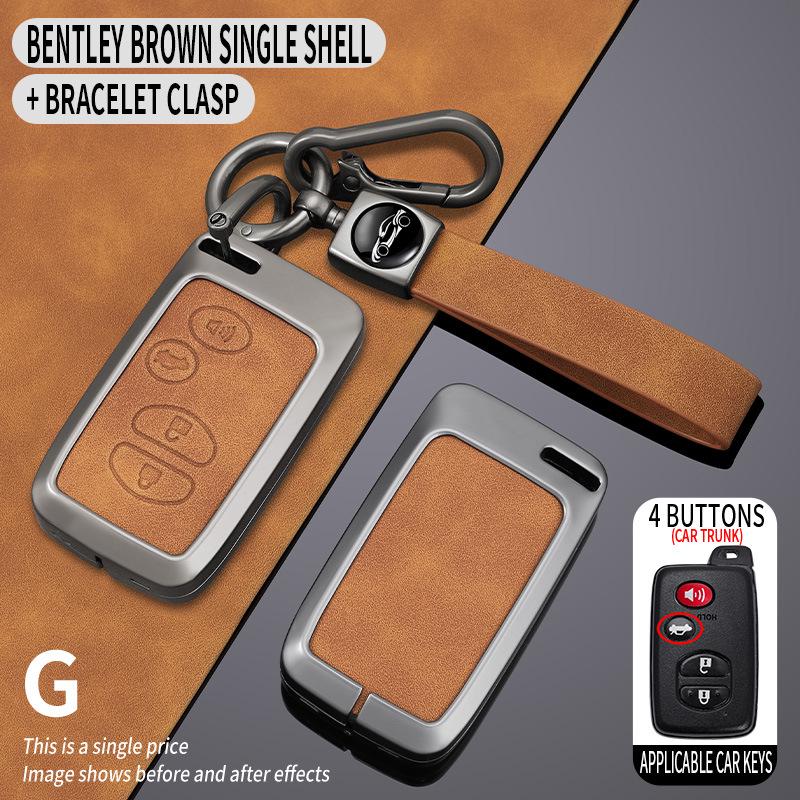 Защитная оболочка и пряжка для старых моделей Toyota: Чехол для ключей Prado, Crown, Reiz, Land Cruiser, Prius