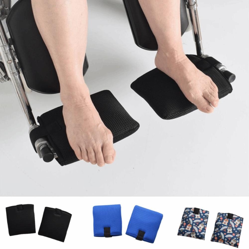 Comfort Enhancing Wheelchair Footrest Pads Durability Foot Protection Pads Foot Protection