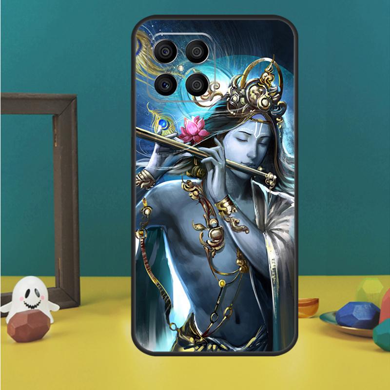 Indian God Lord Krishna For Huawei P30 Lite P50 P40 P20 Pro P Smart Z Nova 9 5T Cover For Honor 50 X9 X8 X7 Case