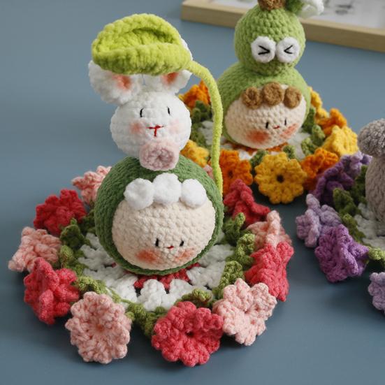 Подставки под стаканы ручной работы «Ландыш», термостойкие подставки под чашки для кофе и чая, 4,7 дюйма, декоративный коврик для напитков ручной работы, домашний декор