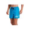 Nike Logo Print Straight-Leg Drawstring Casual Shorts Men Bottoms Blue NESSA566-406