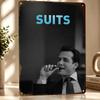 Suits TV Show Metal Poster Perfect Gift for Fans Lovers Customized Wall Art Metal Sign for Luxury Decoration Home Decorations