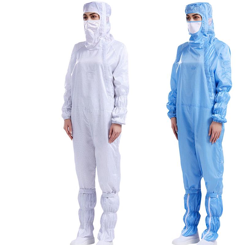 Shuangcan 0.5 Mesh Front-Open Coverall with Hood