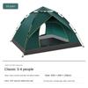 Tents for 3-4 Person Instant Pop-Up Automatic Dome Tent with Floor Tarp Quick Setup for Family Beach Hiking High Waterproof