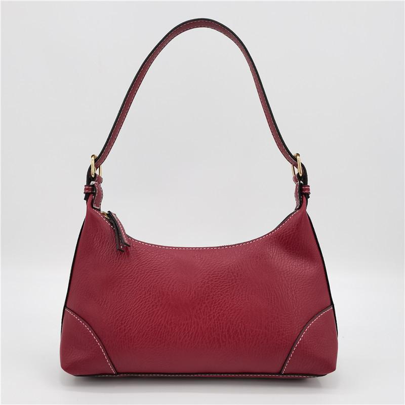 IELGY Shoulder Armpit Bag All-Match Portable Soft Leather Baguette Bag