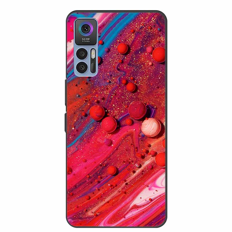 Для TCL 30 Plus Чехол Роскошный Мягкий Силиконовый Задний Чехол Чехол для Телефона для TCL 30 SE Чехол TCL 30 5G для TCL 30+ Защитный Чехол T676J Fundas