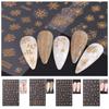 Manicure Ornaments Christmas Snowflake Nail Stickers Nail Salon