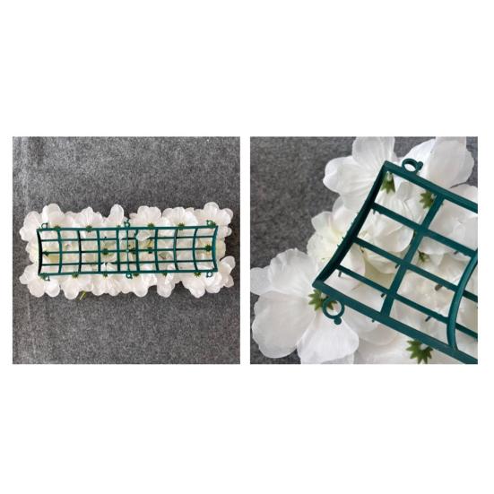 Искусственная Роза Ряд Цветов Панель из Искусственного Шелка Задний Фон DIY Цветочный Настенный Декор для Свадебной Арки Банкетной Церемонии Центральный Элемент Декор для Дня Рождения