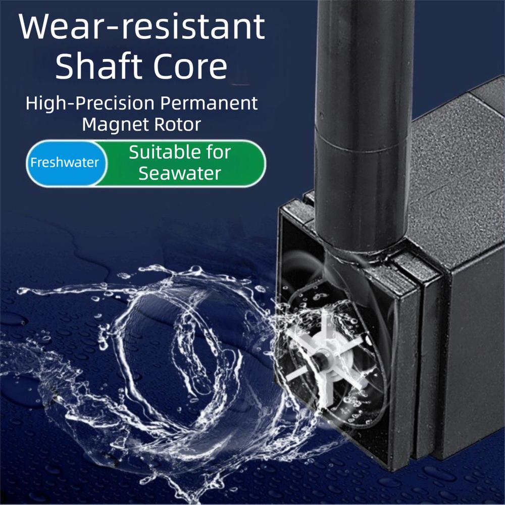 Rotary Spray Fish Tank Aerator Low-Water-Level Submersible Pump Turtle Tank Wave Pump Fish Tank