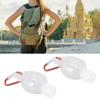 10PCS Keychain Attached Refillable Liquid Bottle 50ml Plastic Squeeze Container  For Outdoor